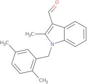 1-[(2,5-Dimethylphenyl)methyl]-2-methyl-1H-indole-3-carbaldehyde