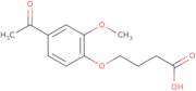 4-(4-Acetyl-2-methoxyphenoxy)butanoic acid
