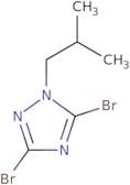 3,5-Dibromo-1-(2-methylpropyl)-1H-1,2,4-triazole