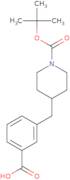 4-(3-Carboxy-benzyl)-piperidine-1-carboxylic acid tert-butyl ester