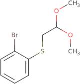 (2-Bromophenyl)(2,2-dimethoxyethyl)sulfane