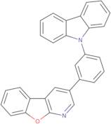 3-(3-(9H-Carbazol-9-yl)phenyl)benzofuro[2,3-b]pyridine