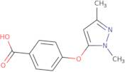 4-[(1,3-Dimethyl-1H-pyrazol-5-yl)oxy]benzoic acid