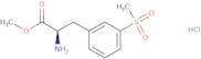 (R)-Methyl 2-amino-3-(3-(methylsulfonyl)phenyl)propanoate HCl ee