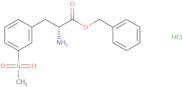 (R)-Benzyl 2-amino-3-(3-(methylsulfonyl)phenyl)propanoate hydrochloride ee