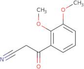 2,3-Dimethoxybenzoylacetonitrile