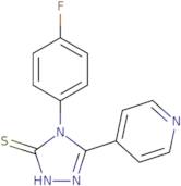 4-(4-Fluorophenyl)-5-(pyridin-4-yl)-4H-1,2,4-triazole-3-thiol