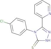 4-(4-Chlorophenyl)-5-(pyridin-2-yl)-4H-1,2,4-triazole-3-thiol