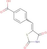 4-[(2,4-Dioxo-1,3-thiazolidin-5-ylidene)methyl]benzoic acid