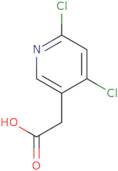 2-(4,6-dichloropyridin-3-yl)acetic acid