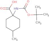 1-{[(tert-Butoxy)carbonyl]amino}-4-methylcyclohexane-1-carboxylic acid