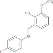 2-{[(4-Fluorophenyl)amino]methyl}-6-methoxyphenol