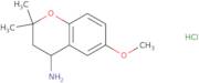 6-Methoxy-2,2-dimethyl-chroman-4-ylamine hydrochloride