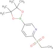 2-(Ethanesulfonyl)-5-(tetramethyl-1,3,2-dioxaborolan-2-yl)pyridine