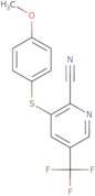 2-Cyano-3-(4-methoxyphenylsulfanyl)-5-(trifluoromethyl)pyridine