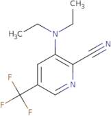 3-(Diethylamino)-5-(trifluoromethyl)pyridine-2-carbonitrile