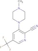 2-Cyano-3-(4-methylpiperazin-1-yl)-5-(trifluoromethyl)pyridine