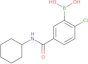 2-Chloro-5-(cyclohexylcarbamoyl)benzeneboronic acid