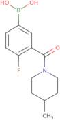 4-Fluoro -3-(4-methylpiperazine-1-carbonyl)- phenyl boronic acid