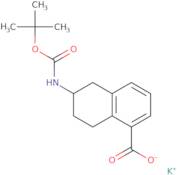 Potassium 6-((tert-butoxycarbonyl)amino)-5,6,7,8-tetrahydronaphthalene-1-carboxylate