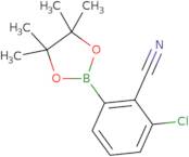 2-Chloro-6-(tetramethyl-1,3,2-dioxaborolan-2-yl)benzonitrile