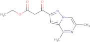 Ethyl 3-(4,6-dimethylpyrazolo[1,5-a]pyrazin-2-yl)-3-oxopropanoate