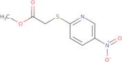 Methyl 2-[(5-nitro-2-pyridinyl)sulfanyl]acetate