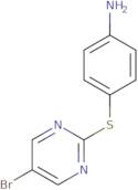 4-[(5-Bromopyrimidin-2-yl)thio]aniline