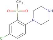 1-[4-Chloro-2-(methylsulfonyl)phenyl]piperazine