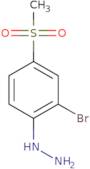 [2-Bromo-4-(methylsulfonyl)phenyl]hydrazine