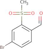 4-Bromo-2-(methylsulfonyl)benzaldehyde