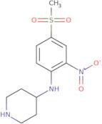 N-[4-(Methylsulfonyl)-2-nitrophenyl]piperidin-4-amine