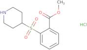 Methyl 2-(piperidin-4-ylsulfonyl)benzoatehydrochloride