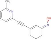 N-{3-[2-(6-Methylpyridin-2-yl)ethynyl]cyclohex-2-en-1-ylidene}hydroxylamine