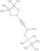 3-(t-Butyldimethylsilyloxy)but-1-ynylboronic acid, pinacol ester