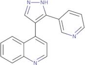 4-(3-Pyridin-3-yl-1H-pyrazol-4-yl)quinoline