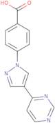 4-(4-Pyrimidin-4-yl-1H-pyrazol-1-yl)benzoic acid