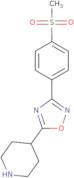 4-{3-[4-(Methylsulfonyl)phenyl]-1,2,4-oxadiazol-5-yl}piperidine
