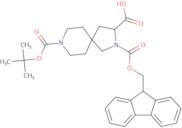 8-[(tert-butoxy)carbonyl]-2-{[(9H-fluoren-9-yl)methoxy]carbonyl}-2,8-diazaspiro[4.5]decane-3-carbo…