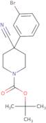 tert-Butyl 4-(3-bromophenyl)-4-cyano-1-piperidinecarboxylate