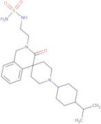 N-[2-[1,2-Dihydro-1'-[cis-4-(1-methylethyl)cyclohexyl]-3-oxospiro[isoquinoline-4(3H),4'-piperidin]-2-yl]ethyl]-sulfamide