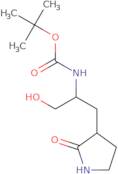 N-[(1S)-1-(Hydroxymethyl)-2-[(3S)-2-oxo-3-pyrrolidinyl]ethyl]-carbamic acid tert-butyl ester