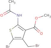 2-Acetylamino-5-bromo-4-bromomethyl-thiophene-3-carboxylic acid methyl ester