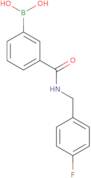 (3-{[(4-Fluorophenyl)methyl]carbamoyl}phenyl)boronic acid