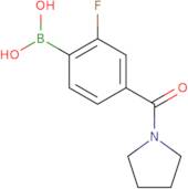 2-Fluoro-4-(pyrrolidinylcarbonyl)phenylboronic acid