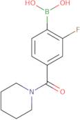 2-Fluoro-4-(piperidine-1-carbonyl)phenylboronic acid