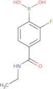 2-Fluoro-4-(N-ethylaminocarbonyl)phenylboronic acid