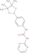 3-(Pyrimidin-2-yl)-1-[4-(4,4,5,5-tetramethyl-1,3,2-dioxaborolan-2-yl)phenyl]urea