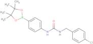 1-(4-Chlorobenzyl)-3-(4-(4,4,5,5-tetramethyl-1,3,2-dioxaborolan-2-yl)phenyl)urea