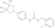 1-(2-Chlorobenzyl)-3-(4-(4,4,5,5-tetramethyl-1,3,2-dioxaborolan-2-yl)phenyl)urea